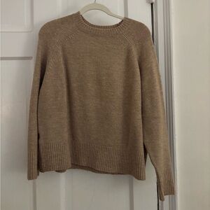 MANGO brown wool blend sweater